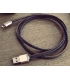 LIFESTAR Apple MFI Cable Denim Blues Lightning 1m