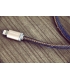 LIFESTAR Apple MFI Cable Denim Blues Lightning 1m
