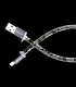 Câble Apple MFI PlusUs Lifestar Cuir PU Snake Bite Lightning 1 mètre