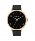 Montre Nixon Arrow Leather Gold Black