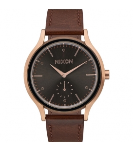 Montre Nixon Sala Leather Rose Gold / Burgundy