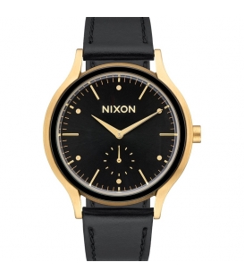 Nixon Sala Leather Gold Black