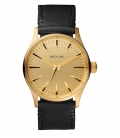 Montre Nixon Sentry 38 Leather Gold / Black