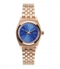 Montre Nixon Small Time Teller Rose Gold / Cobalt