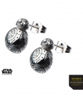 Boucles d'oreilles 3D Inox BB-8