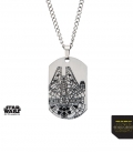 Plaque Star Wars Faucon Millenium 