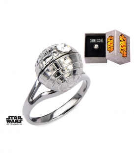 Bague Star Wars Death Star 3D Taille US 6