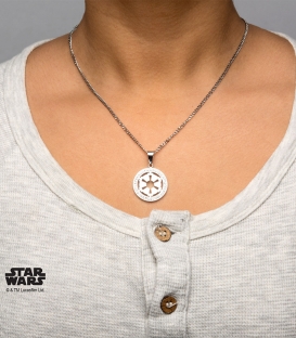 Star Wars Stainless Steel and gem Empire Pendant