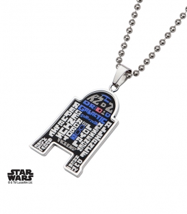 Star Wars R2D2 FONT Pendant