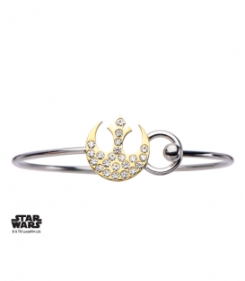 bracelet Rebelle Star Wars Doré et Gemme