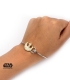 Star Wars Bracelet Golden and gem