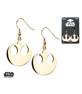  Golden Star Wars Rebel Earrings