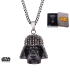 Pendentif Star Wars Inox noir Dark Vador 3D