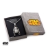 Pendentif Star Wars Inox 3D et gemme R2D2