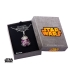 Pendentif Star Wars Stormtrooper et gemme rose