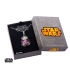 Stormtrooper Star Wars Pendant Inox and pink Gem