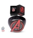 Black stainless steel marvel ring. Avengers Symbol US size 10