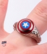 Stainless steel metal marvel ring. Captain America Shield Symbol US size 10