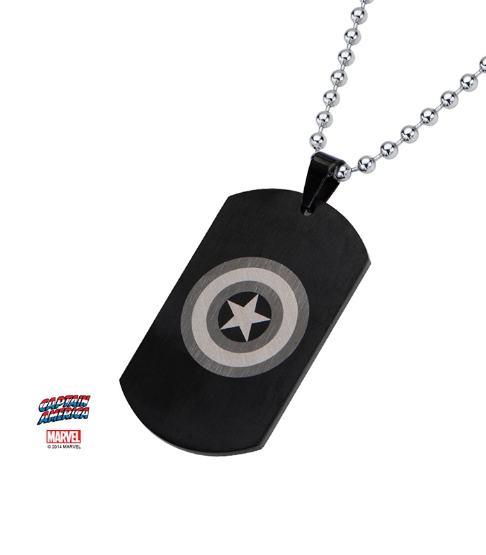 Precious Metal Marvel Captain America Necklace – Couture Kingdom