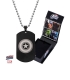 Captain America Shield Pendant. Black Stainless Steel metal