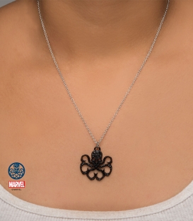 Pendentif Marvel Hydra avec Gemme noire