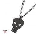 Black Punisher Marvel Pendant 