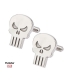 Boutons de manchettes Inox Poli Punisher