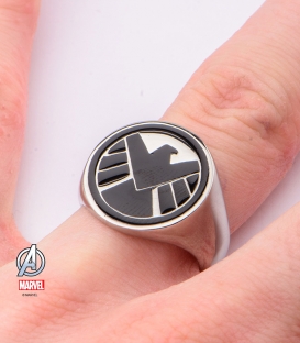 Bague Chevalière Marvel Shield Inox Taille 10 US