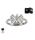 Bague Marvel Shield Inox avec gemme Taille 10 US