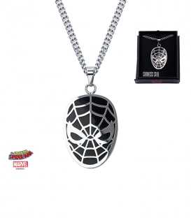 Black Spiderman Mask Marvel Pendant 