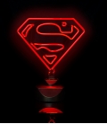 Lampe Superman Néon rouge DC Comics