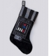 Darth Vader Star Wars Fleece Christmas Stocking Brown Chewbacca Outfit Woven Badge 47x30cm 