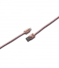 LIFESTAR Micro USB Cable Cross Rose Gold 1m