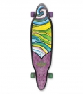 Longboard Dusters Floral Purple Green 37.5" 