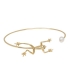Anna + Nina Frog With Pearl Cuff Silver Goldplated