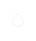 Multi Orb Necklace Goldplated