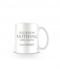 Mug Game of Thrones Mug You know nothing Jon Snow