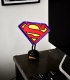 Superman DC Comics Small Neon Light Blue Outline