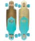 Dusters Channel Prism Turquoise Gold 34“ Complete Longboard