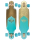 Skate Dusters Channel Prism 34" Turquoise Gold Complete Longboard
