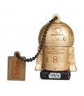 R2-D2 Star Wars 3D USB Key 16GB Gold Last Jedi