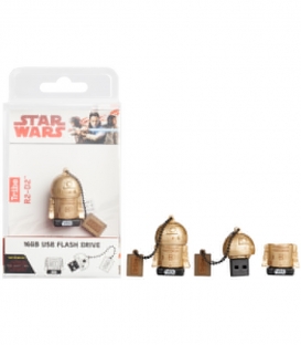 Clé USB 16Go 3D Star Wars R2-D2 Gold The Last Jedi