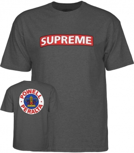 T-shirt Supreme Heather Grey - Powell Peralta