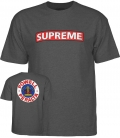 Supreme Heather grey T-shirt - Powell Peralta