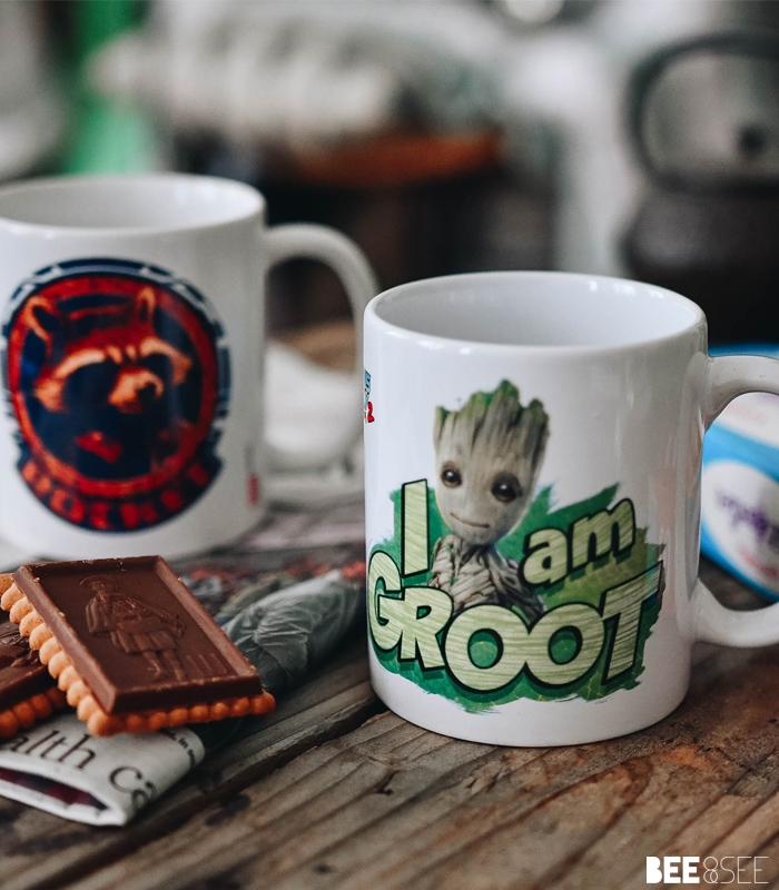 Gadget GENERIQUE MUG personnalisé 4EVER1 Tasse à café - Super Héros  Gardiens de la Galaxie Groot Réf 04