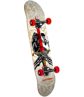 Skate Powell Peralta Complete Skull & Sword 15 White 28,65"