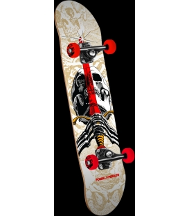 Skate Powell Peralta Complete Skull & Sword 15 White 28,65"