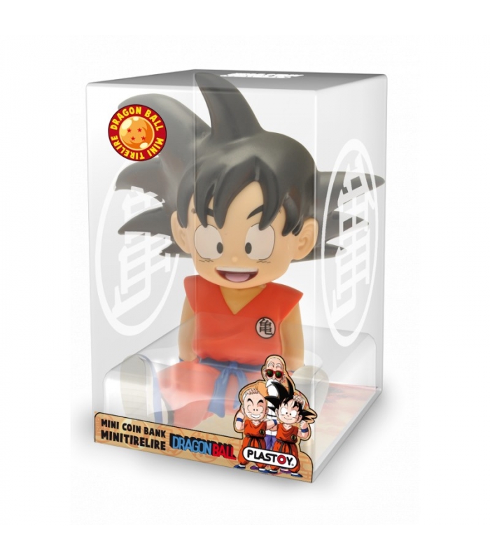 Plastoy Mini-Tirelire Dragon Ball San Goku Figurine Collection Jeu Enfant Cadeau