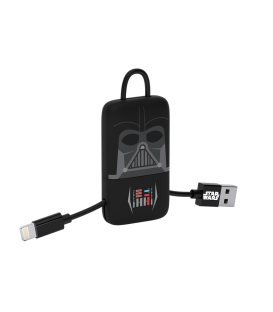 Star Wars Dark Vader Mini Keyring USB Cable Ligthning Connector