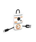Star Wars BB-8 Mini Keyring USB Cable Ligthning Connector